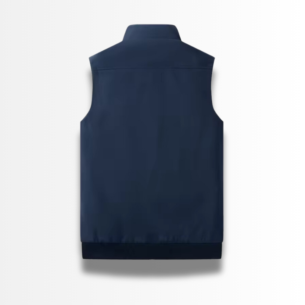 Fabio - Solid Zipper Vest