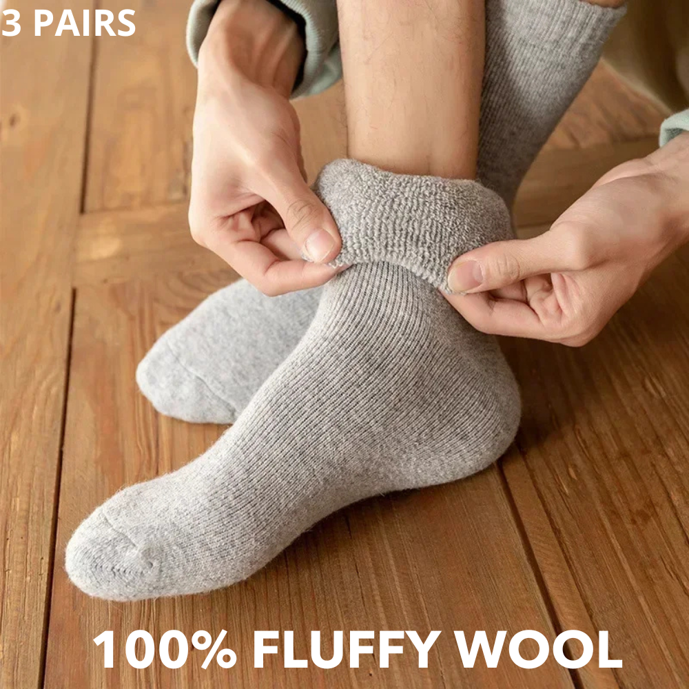 Vita - Chaussettes moelleuses en laine mérinos (3 paires)