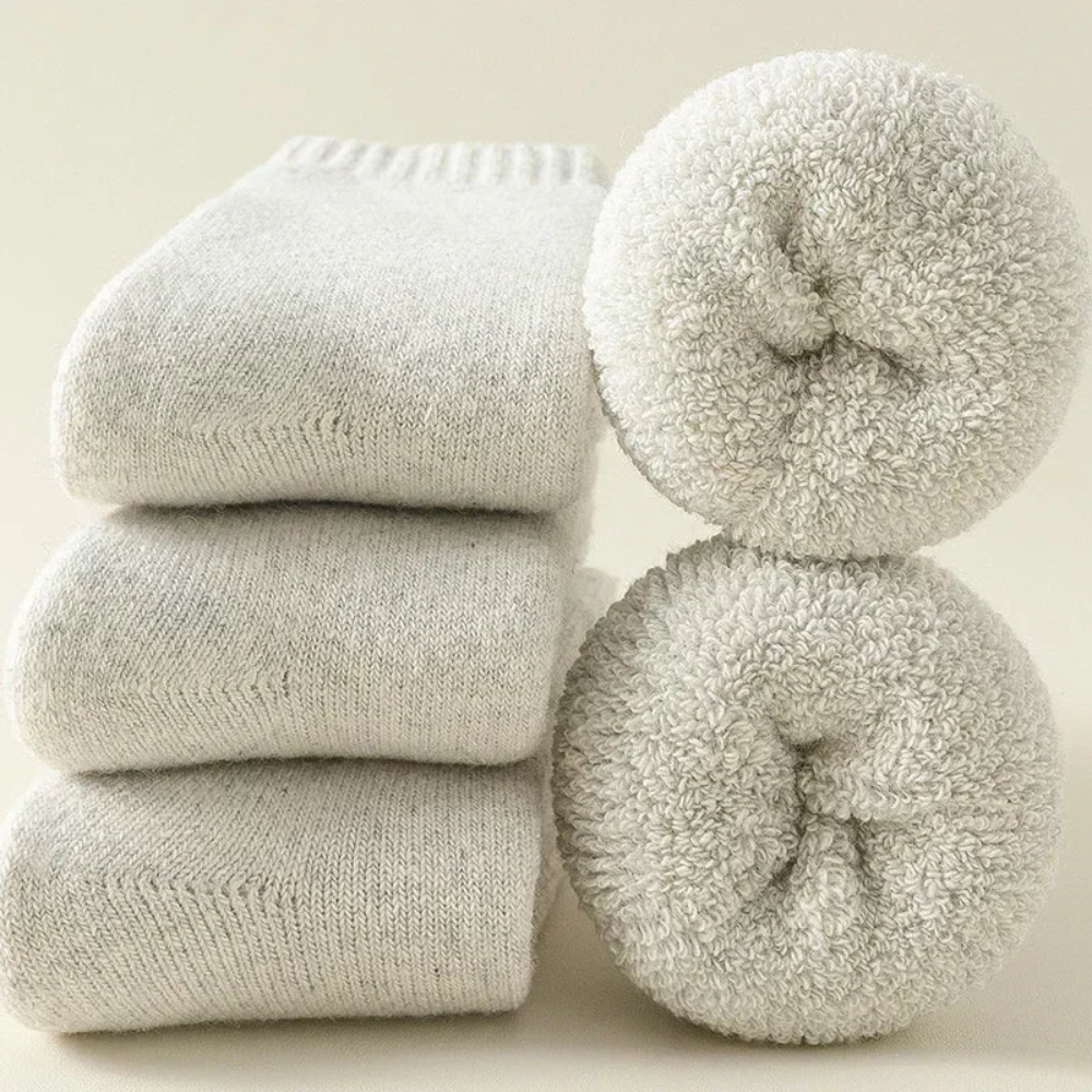 Vita - Chaussettes moelleuses en laine mérinos (3 paires)