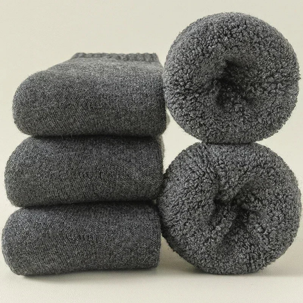 Vita - Chaussettes moelleuses en laine mérinos (3 paires)