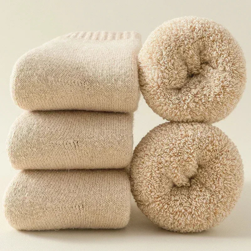 Vita - Chaussettes moelleuses en laine mérinos (3 paires)