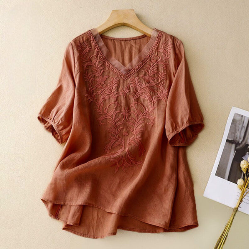 Desirè Cotton-Linen Shirt