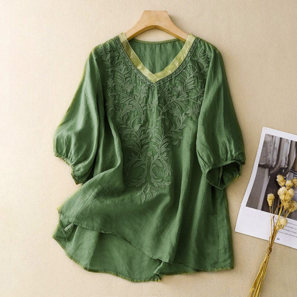 Desirè Cotton-Linen Shirt