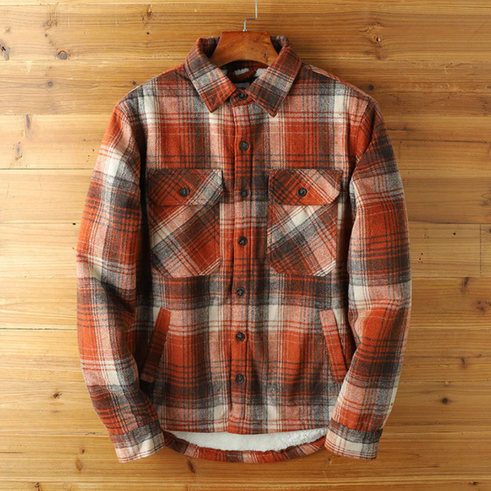 Gianluca - Veste en flanelle Sherpa