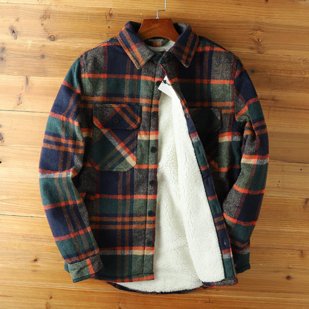 Gianluca - Veste en flanelle Sherpa