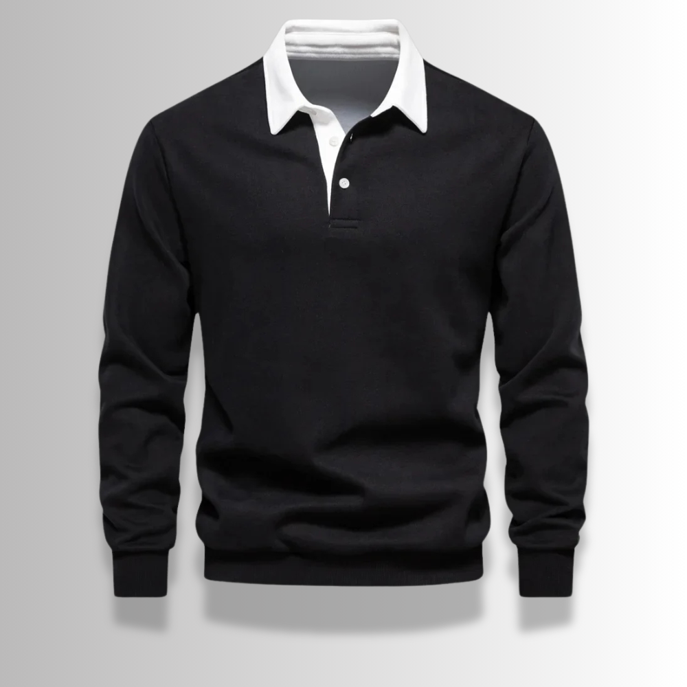 Andrea - Collins Polo Collar Sweater