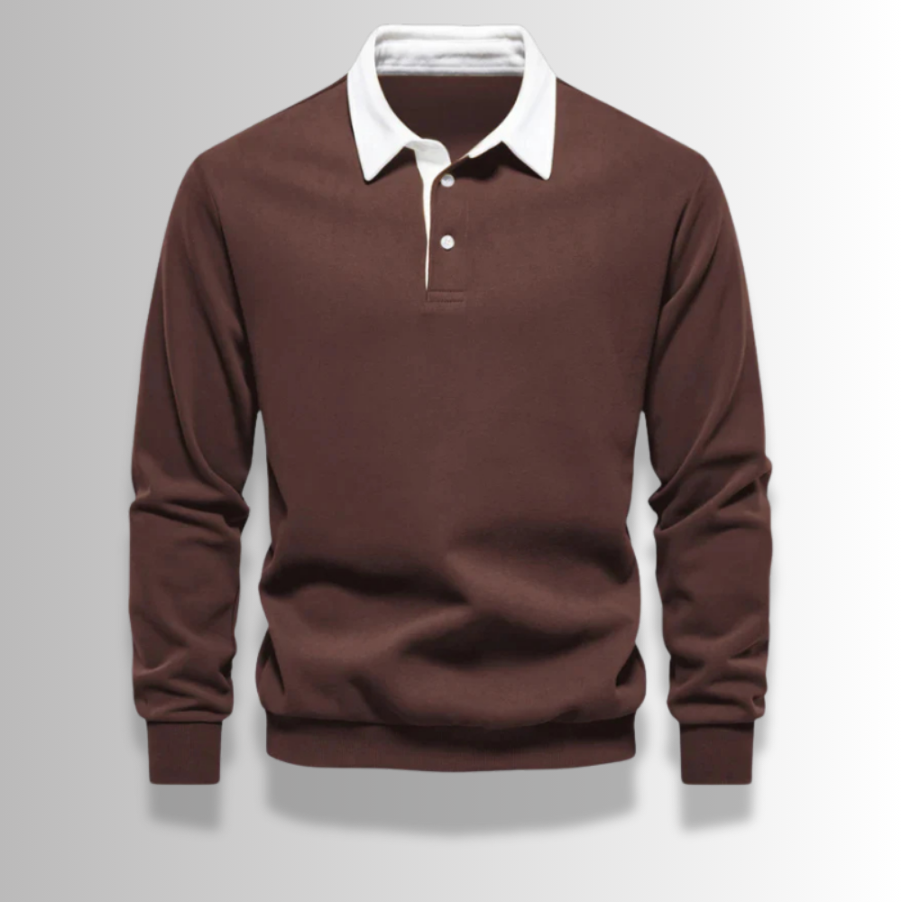 Andrea - Collins Polo Collar Sweater