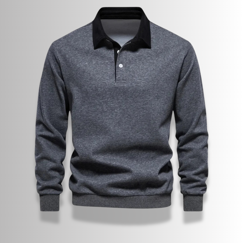 Andrea - Collins Polo Collar Sweater