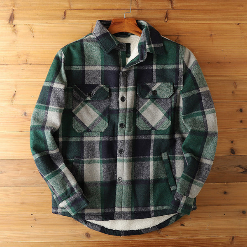 Gianluca - Veste en flanelle Sherpa