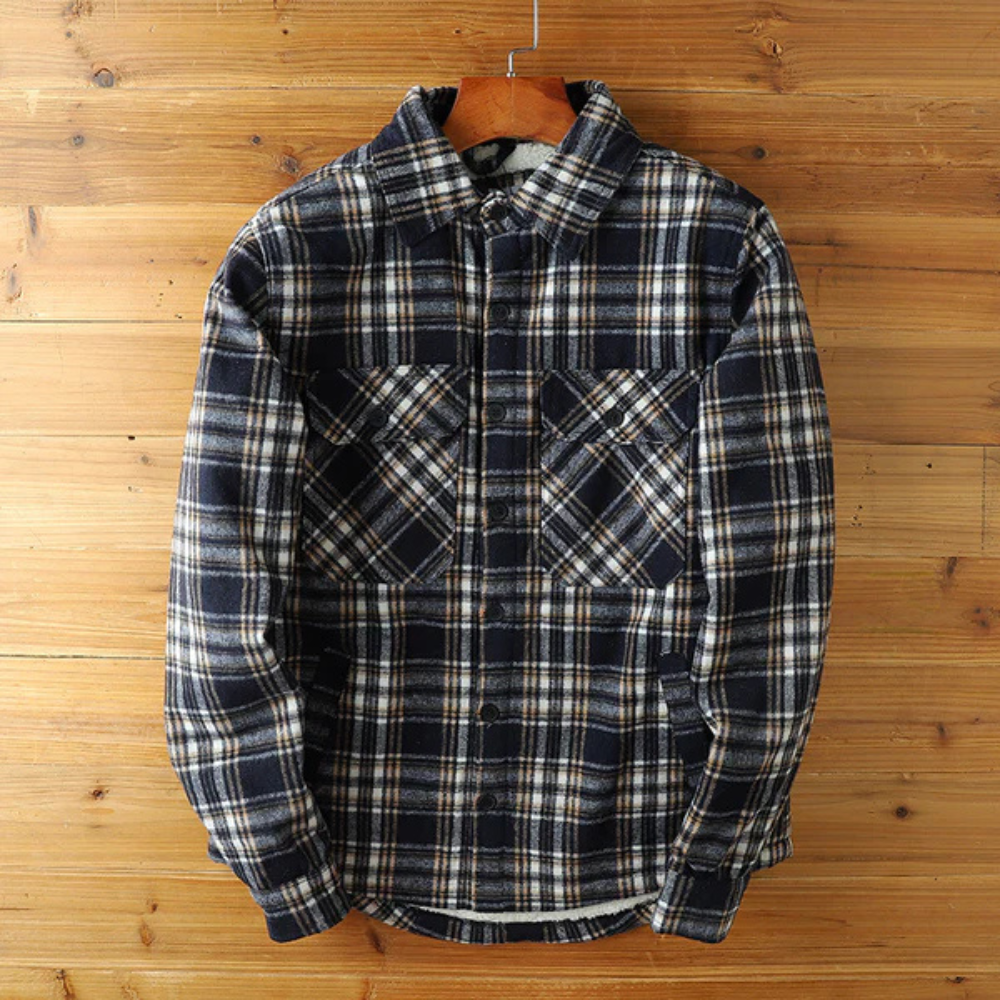 Gianluca - Veste en flanelle Sherpa