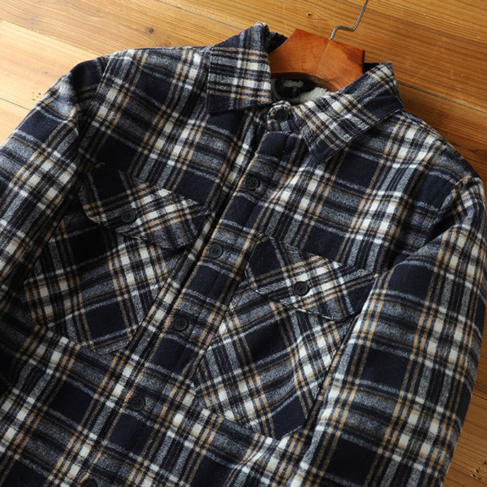 Gianluca - Veste en flanelle Sherpa