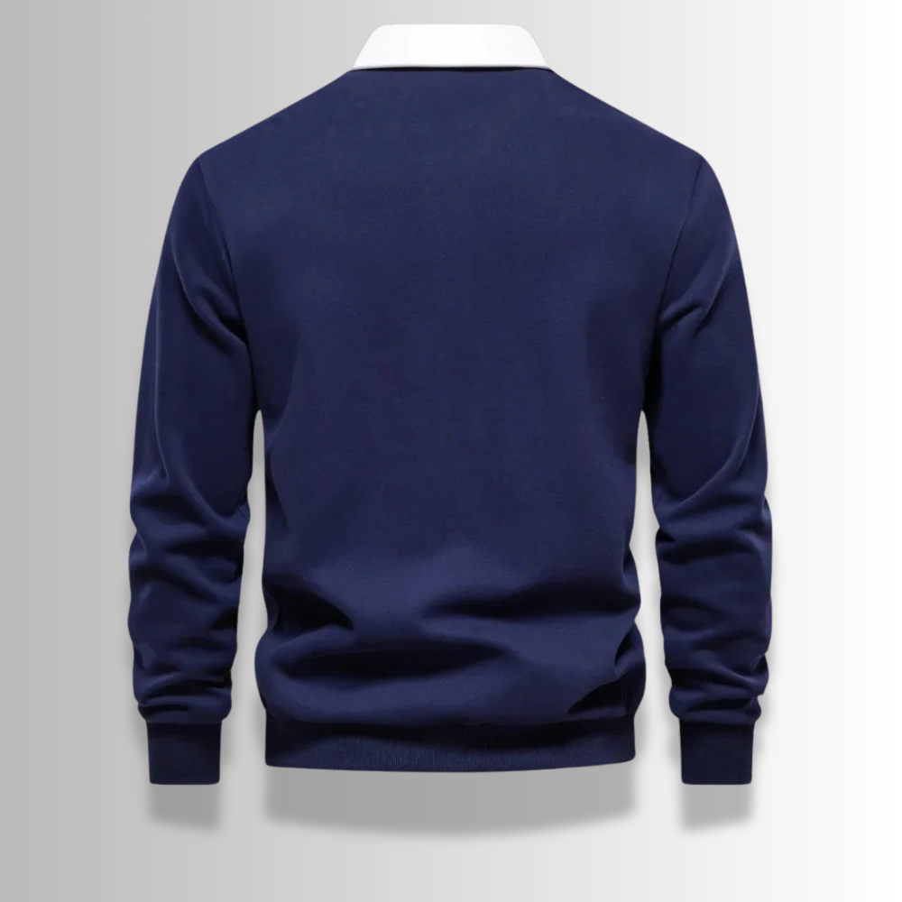 Andrea - Collins Polo Collar Sweater