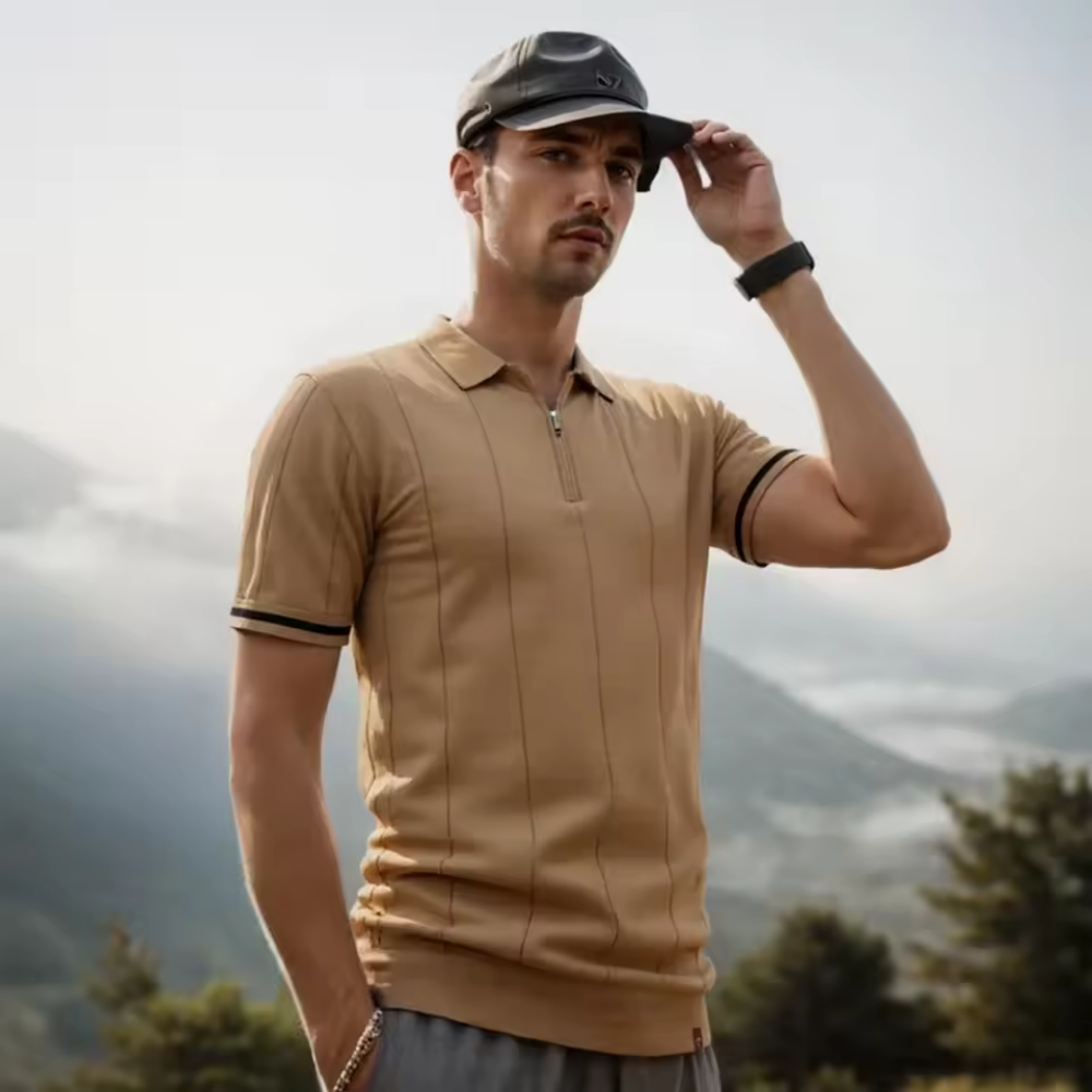 Ottaviano - Quarter Zip Polo