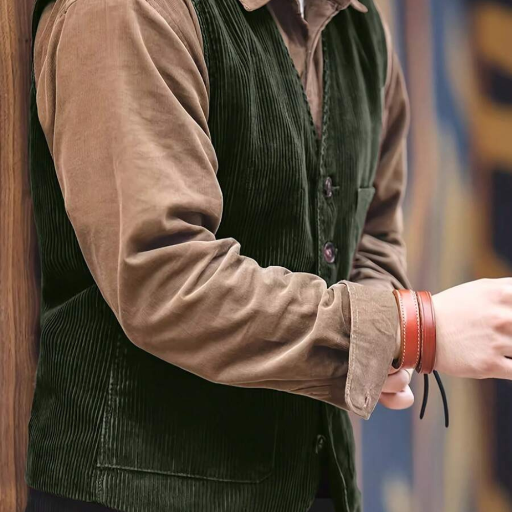 Matteo - Vintage Corduroy Vest