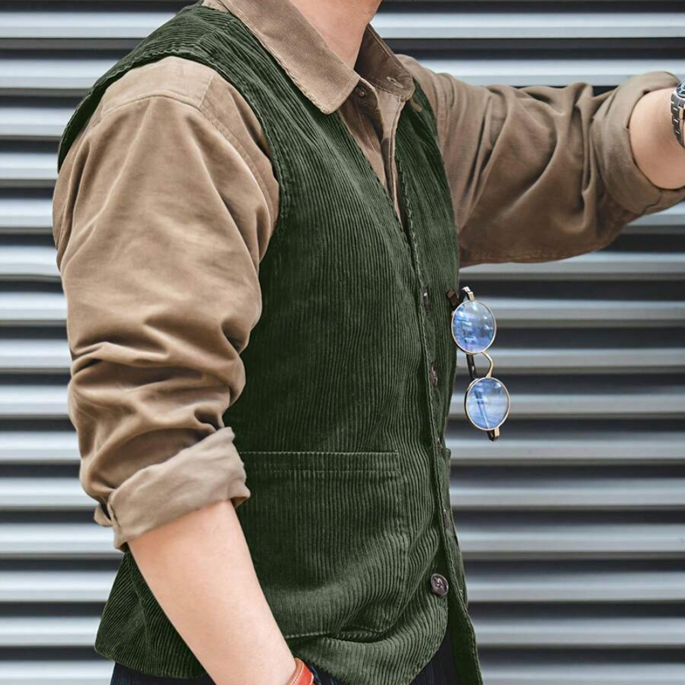 Matteo - Vintage Corduroy Vest