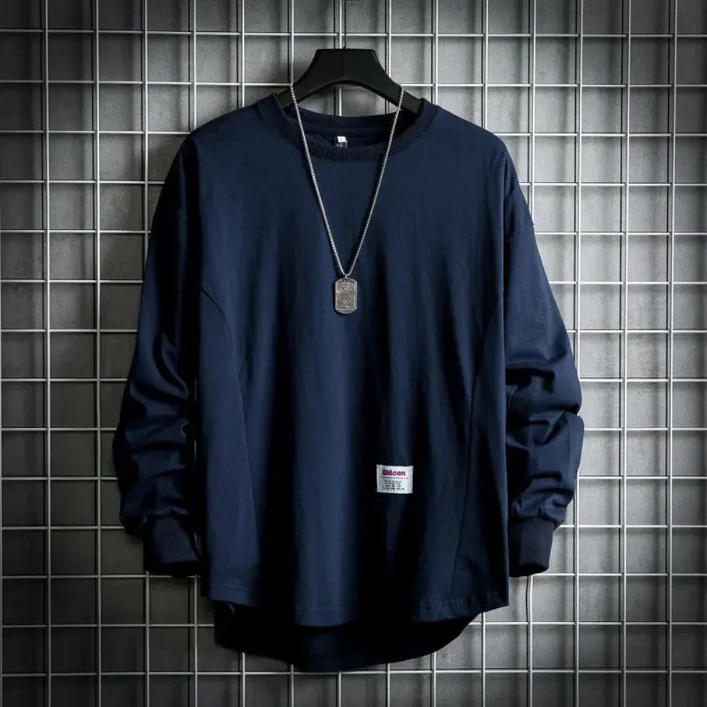 Saverio - Sweat-shirt ras du cou de qualité supérieure