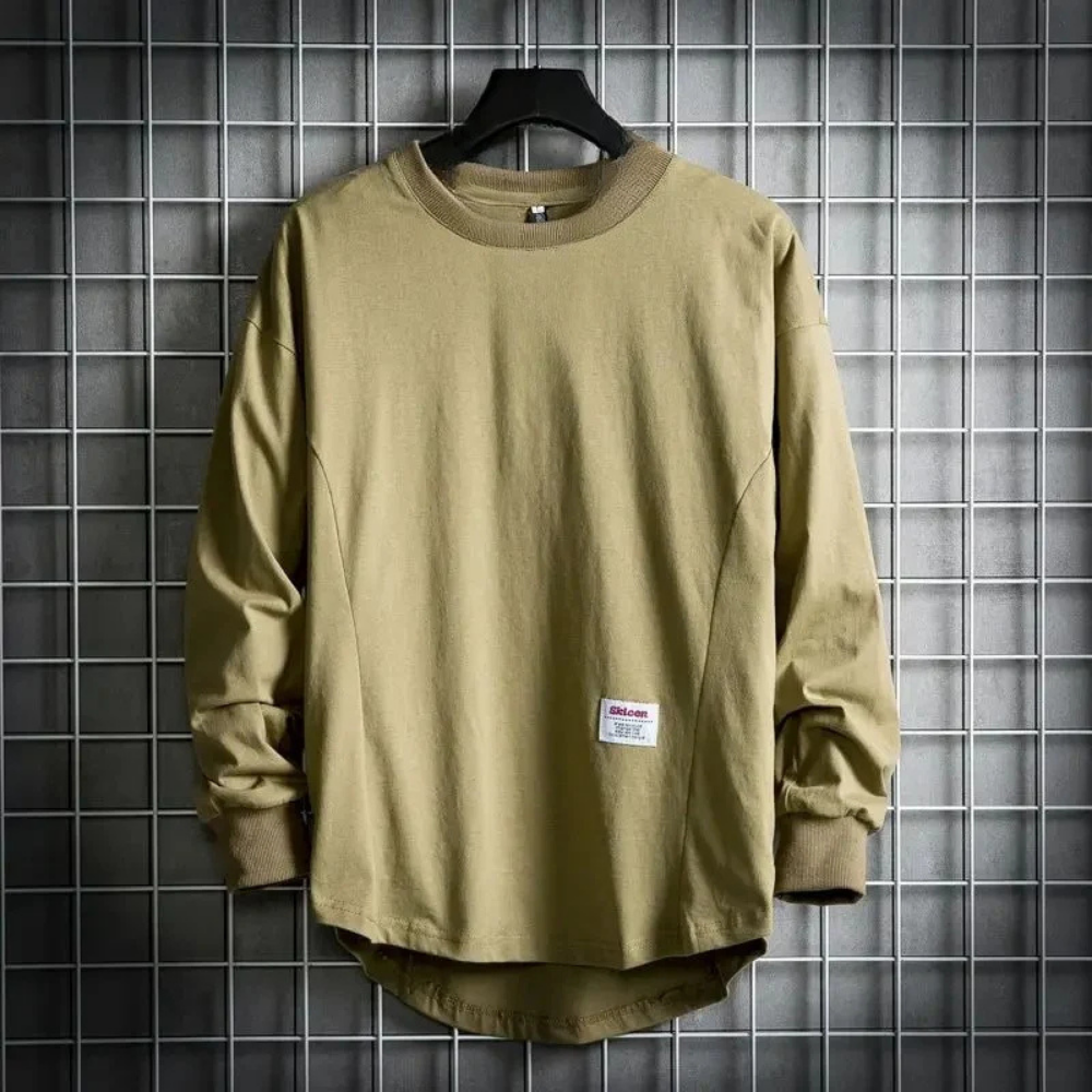Saverio - Sweat-shirt ras du cou de qualité supérieure