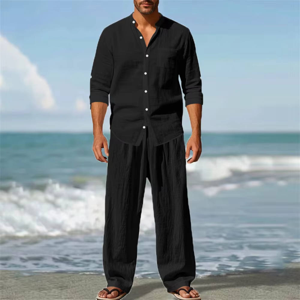 Sergio - Men's Breathable Shirt and Pants Set