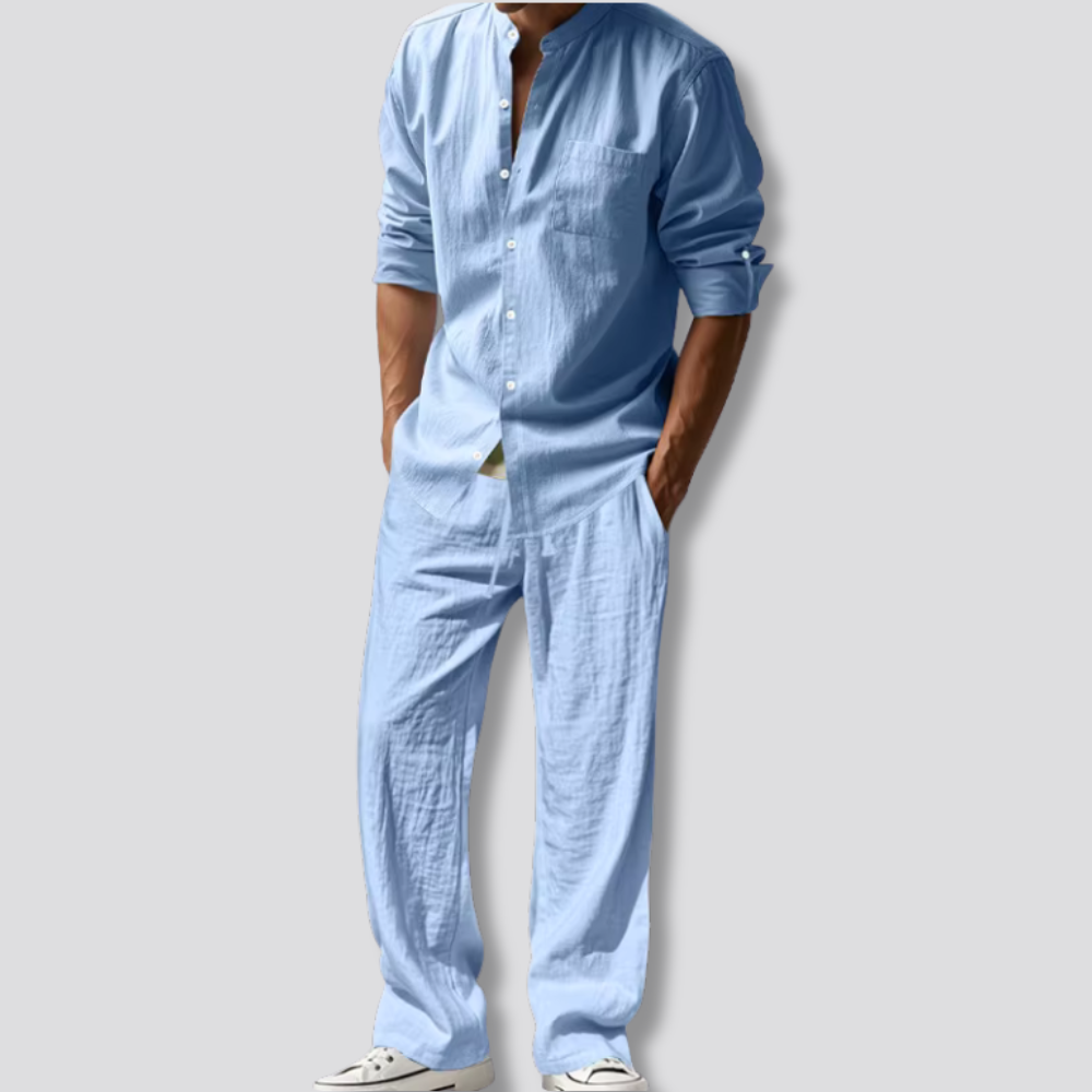 Sergio - Men's Breathable Shirt and Pants Set