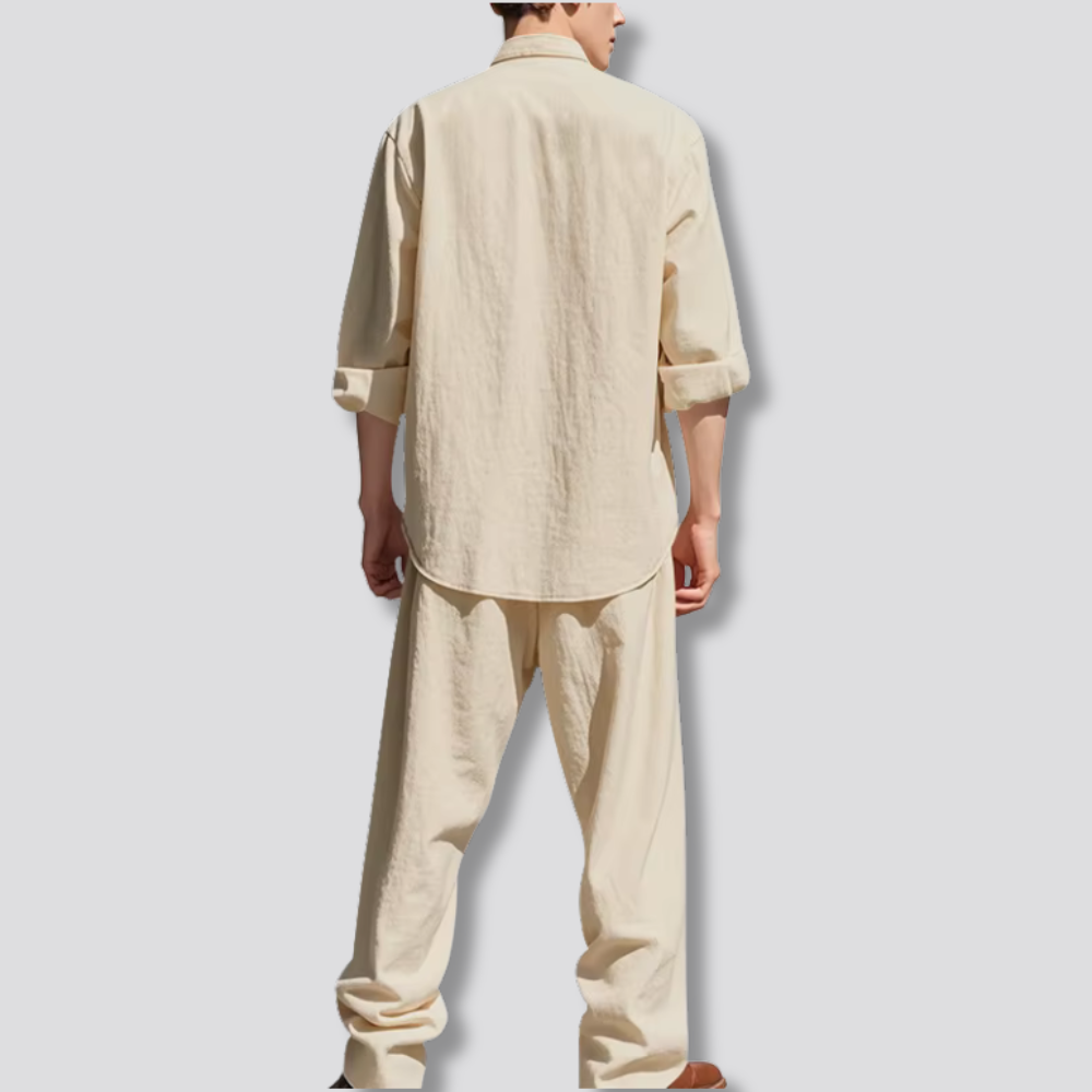 Sergio - Men's Breathable Shirt and Pants Set