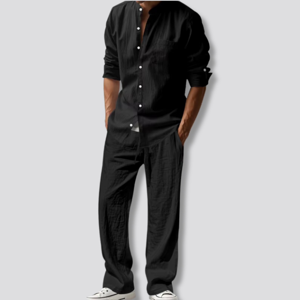 Sergio - Men's Breathable Shirt and Pants Set