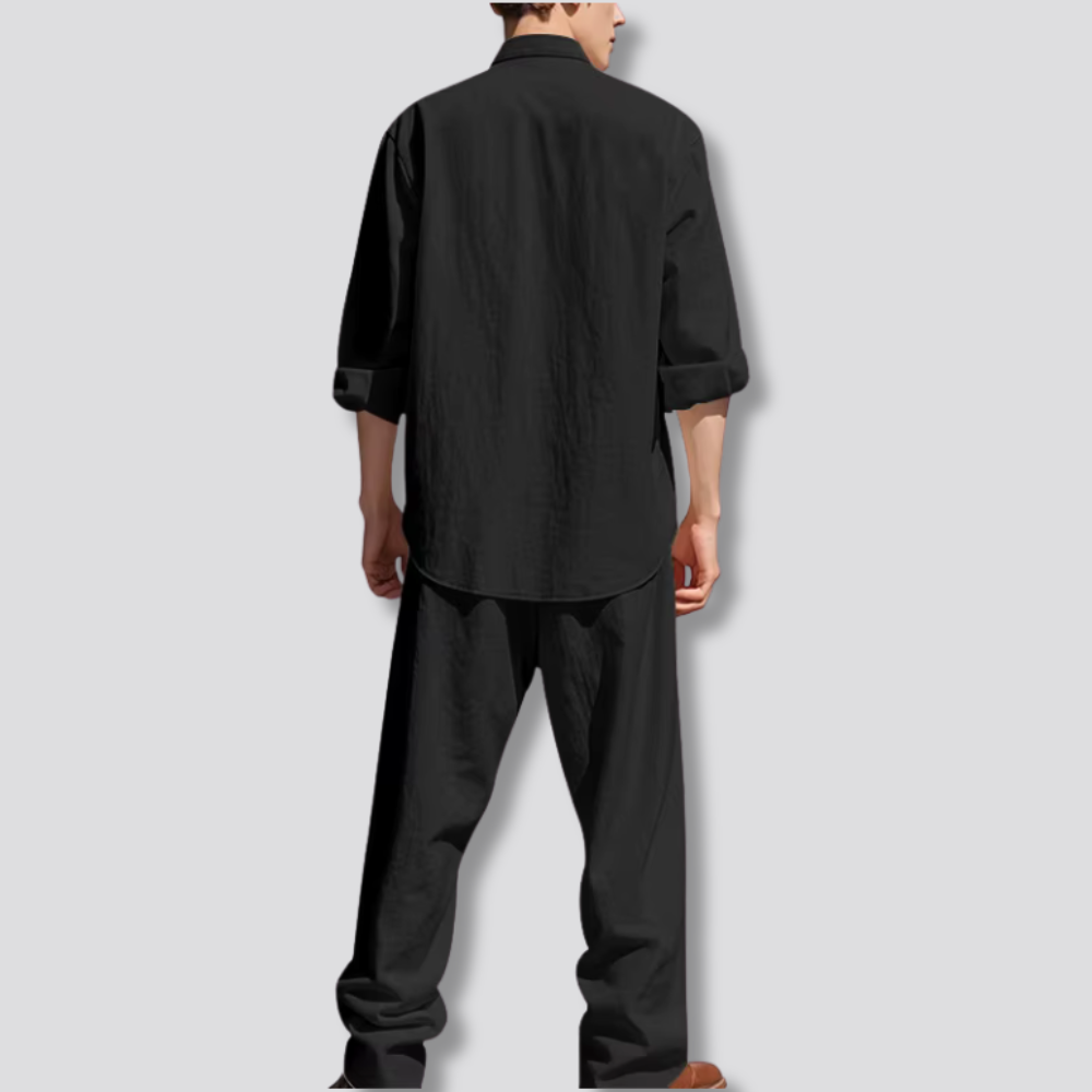 Sergio - Men's Breathable Shirt and Pants Set
