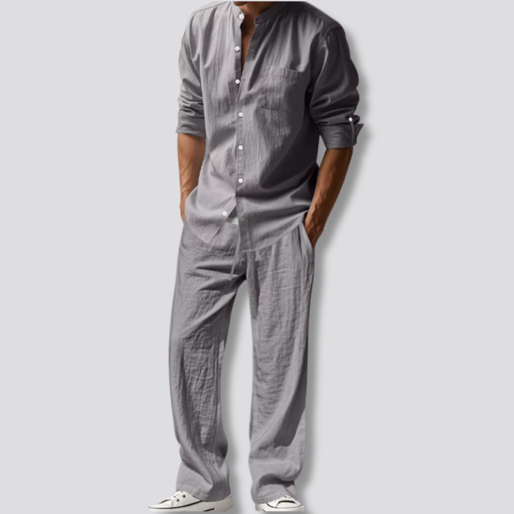 Sergio - Men's Breathable Shirt and Pants Set