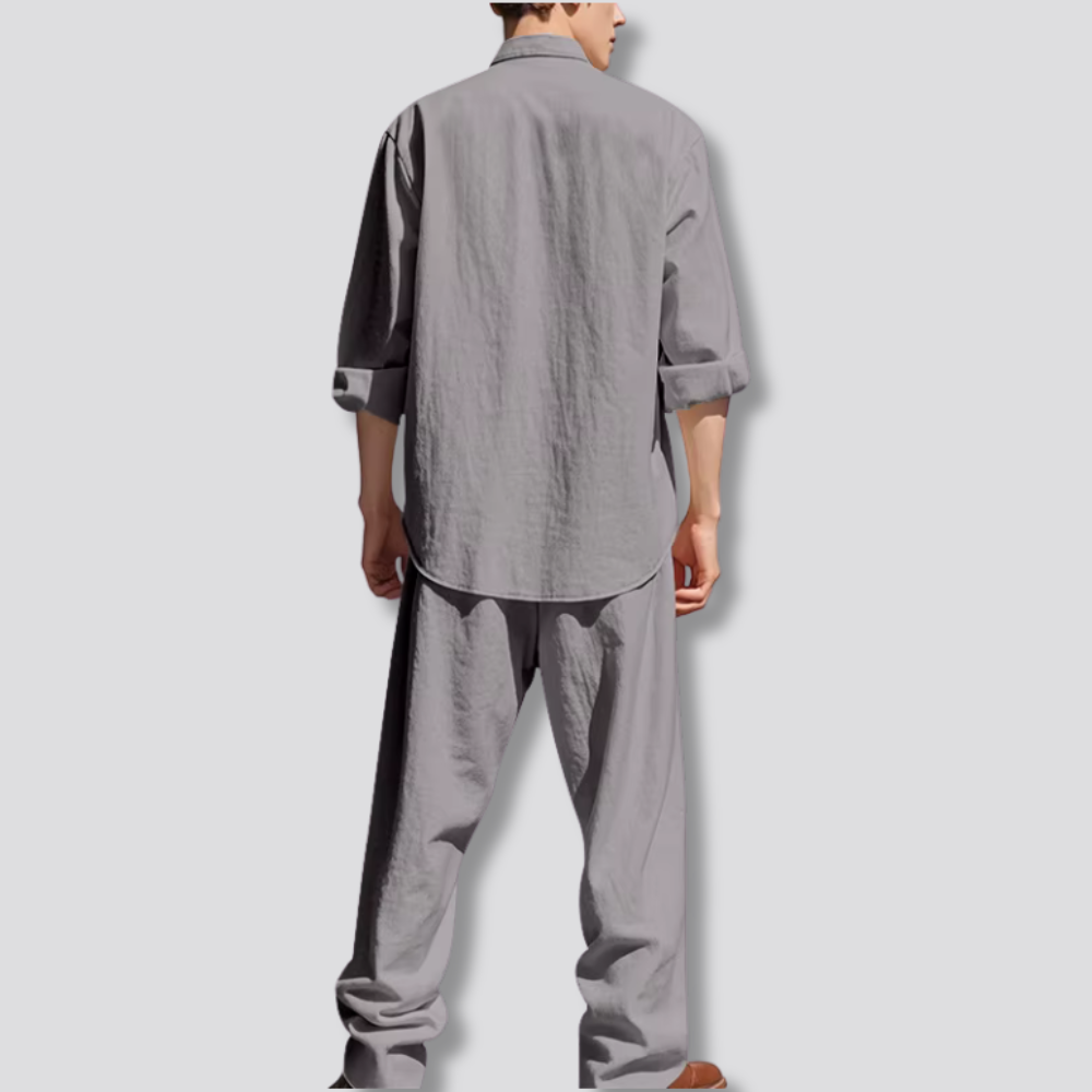 Sergio - Men's Breathable Shirt and Pants Set