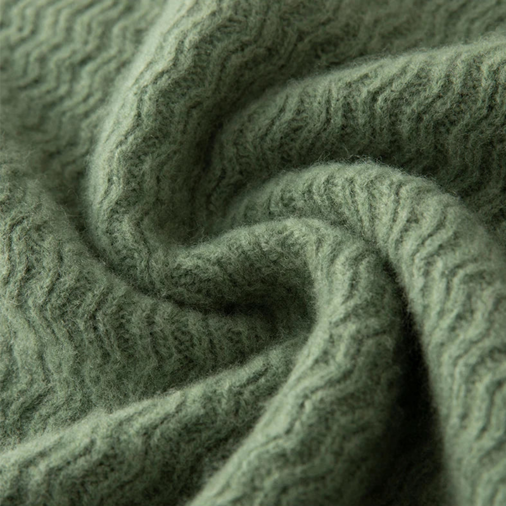 Luca - Pull zippé 1/4 100 % pure laine