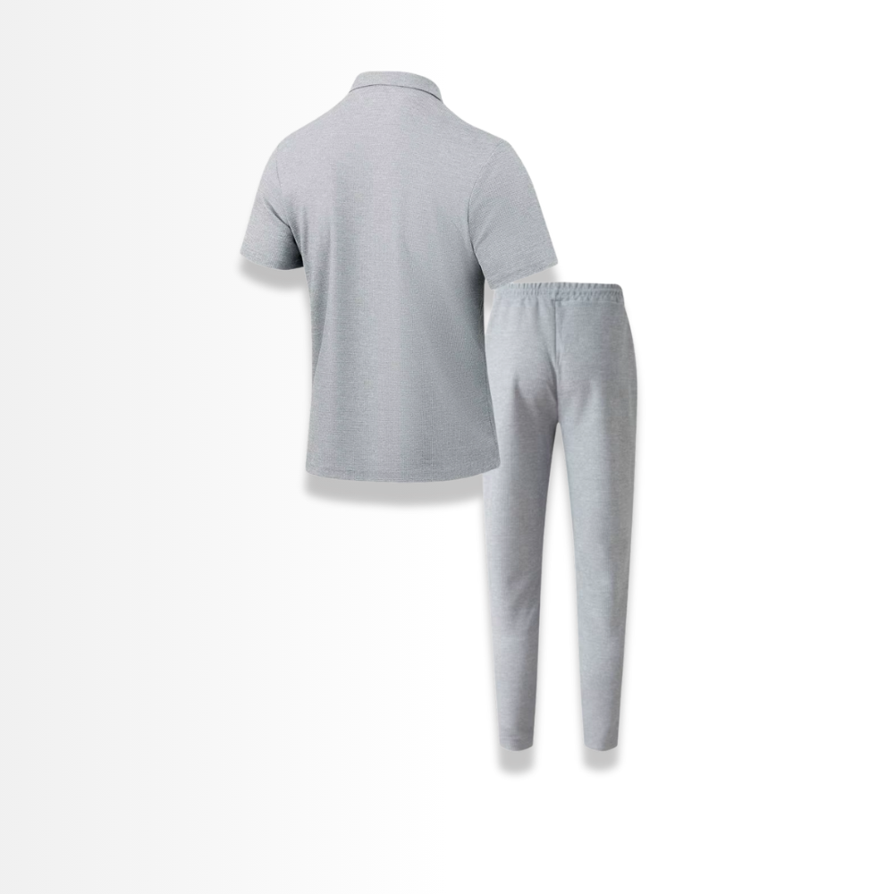 Luigi - Men's Waffle Shirt and Pants Set