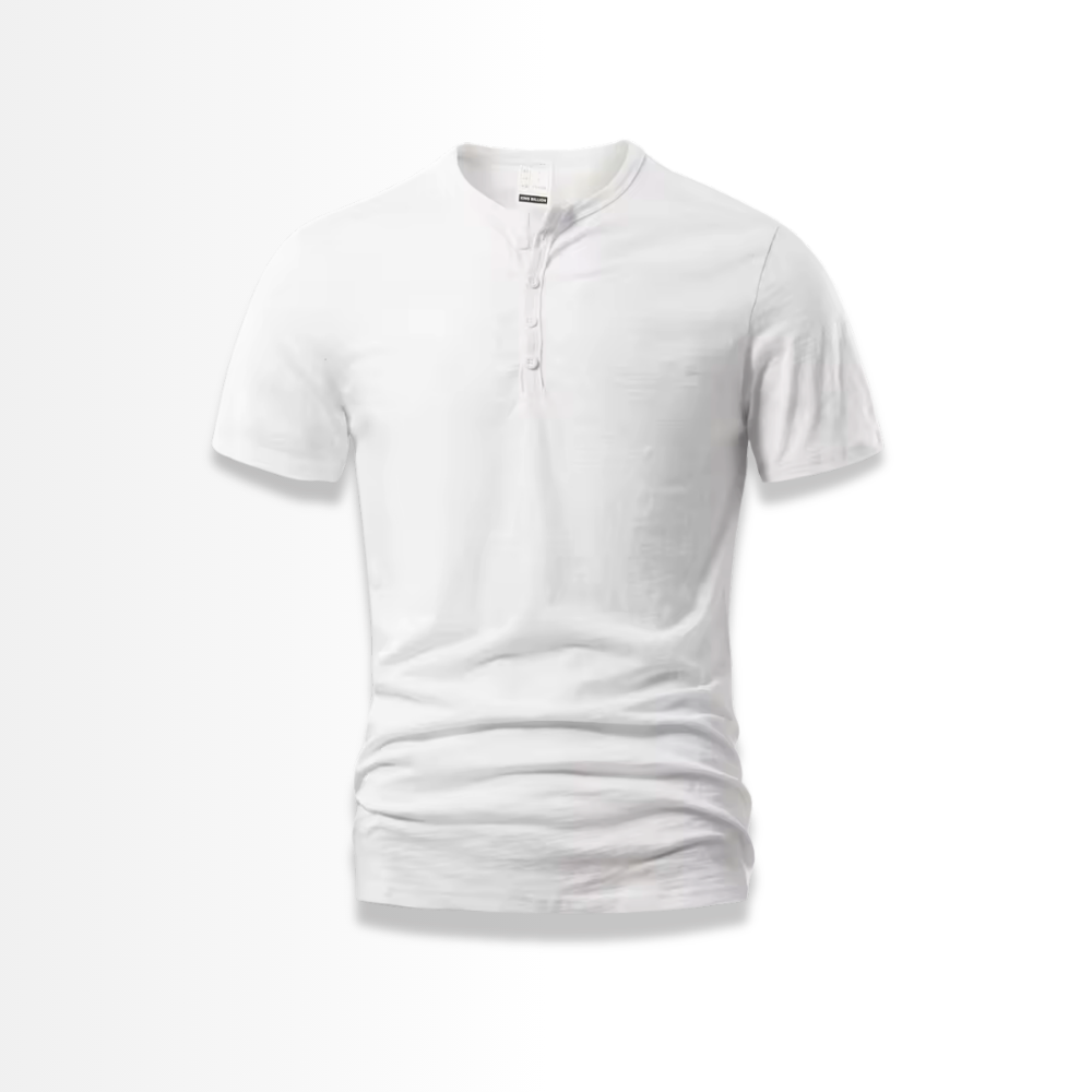 Giorgio - Men's Casual Button V-Shirt