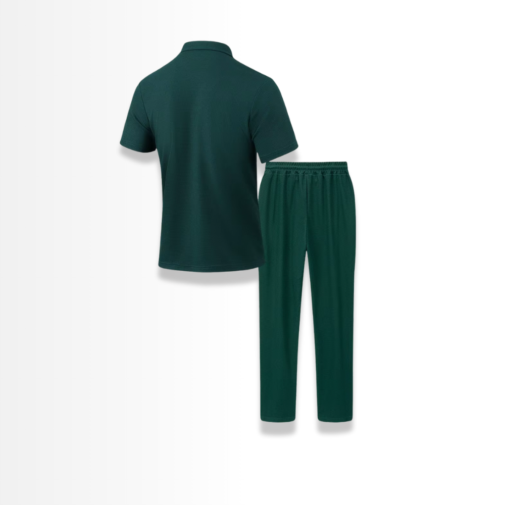 Luigi - Men's Waffle Shirt and Pants Set