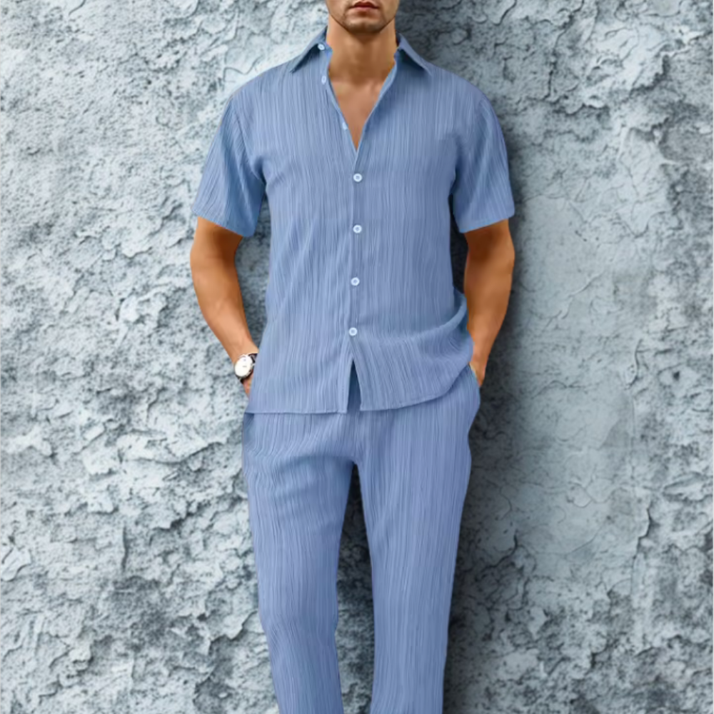 Portocervo - Men's Premium Wrinkle Suit Set