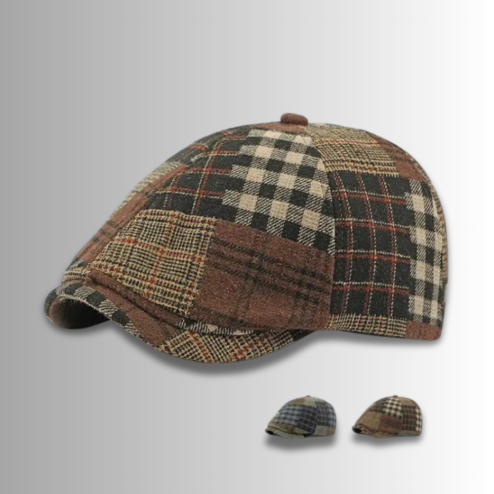 Sicilia - Patchwork Tweed Cap