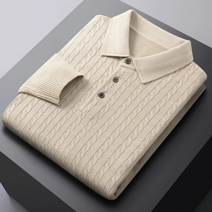 Vittorio - Premium Knit Polo Sweater