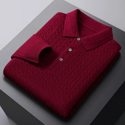 Vittorio - Premium Knit Polo Sweater