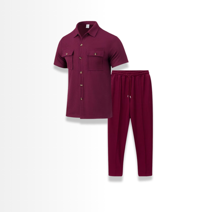 Luigi - Men's  Waffle Shirt and Pants Set