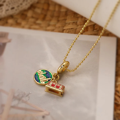 Firenze - World Travel Charm Necklace