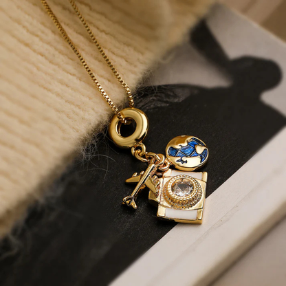 Firenze - World Travel Charm Necklace