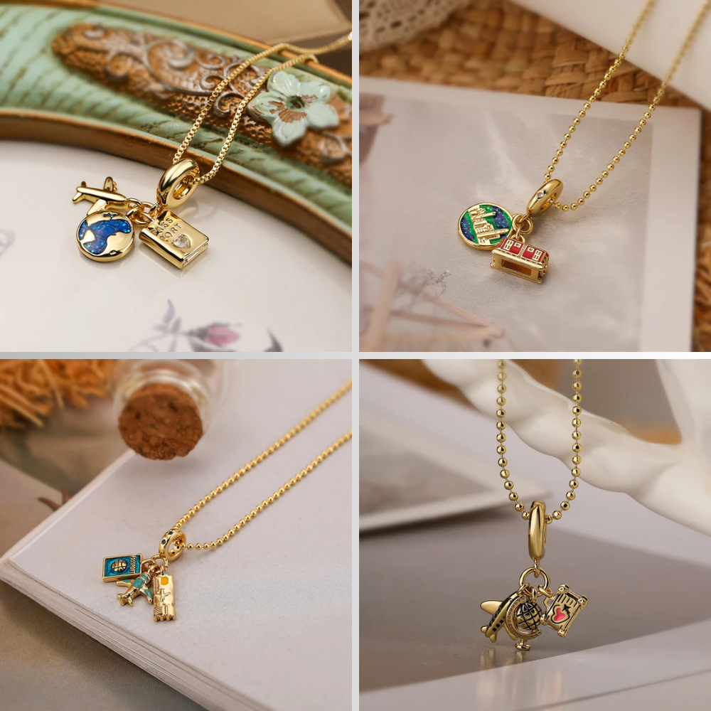 Firenze - World Travel Charm Necklace