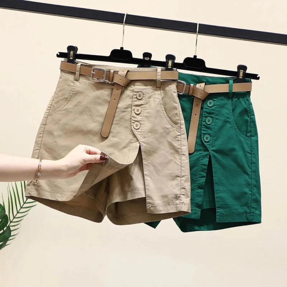Milano Loose Belted Skort Pants