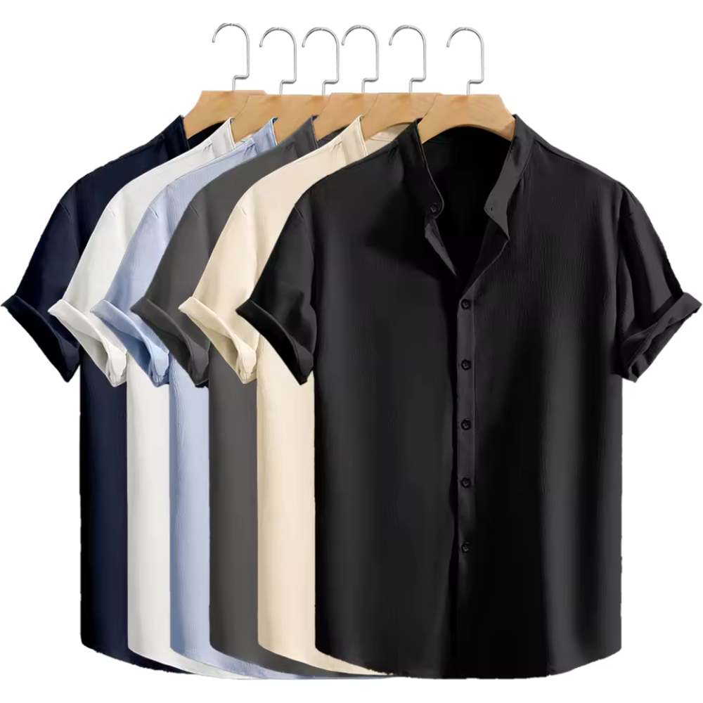 Alessandro - Premium Stand Collar Shirt