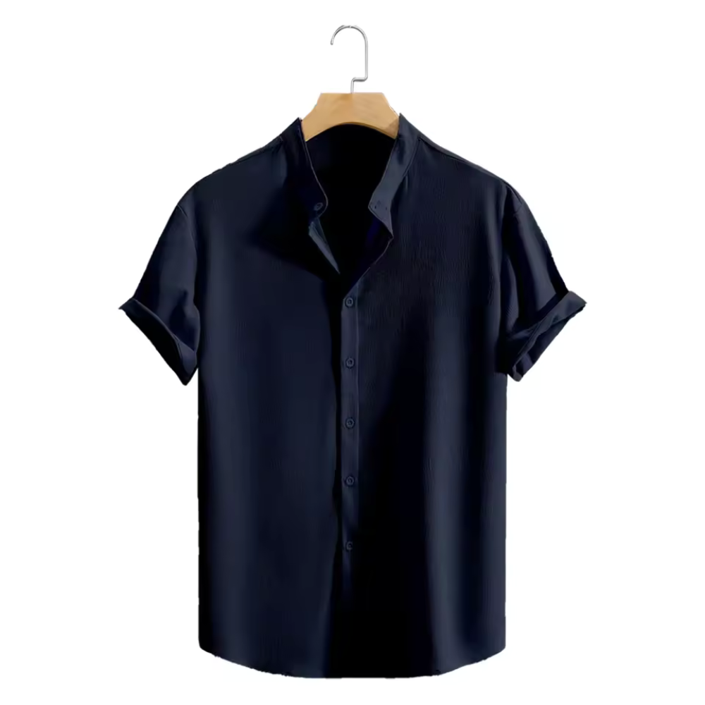 Alessandro - Premium Stand Collar Shirt