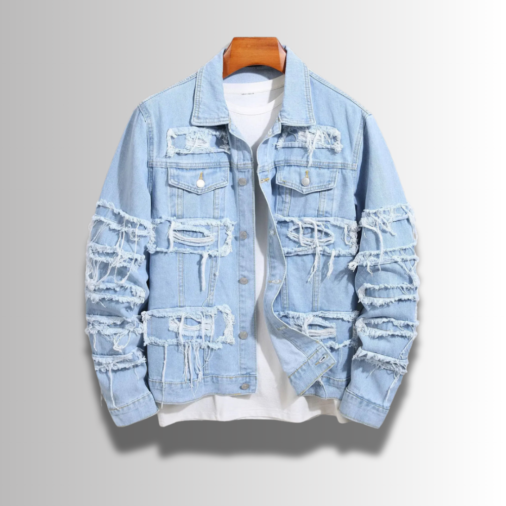 Francesco - Ripped Denim Jacket