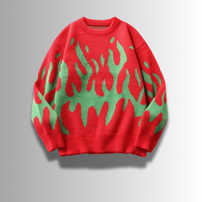 Manfredi - Flame Crewneck Sweater