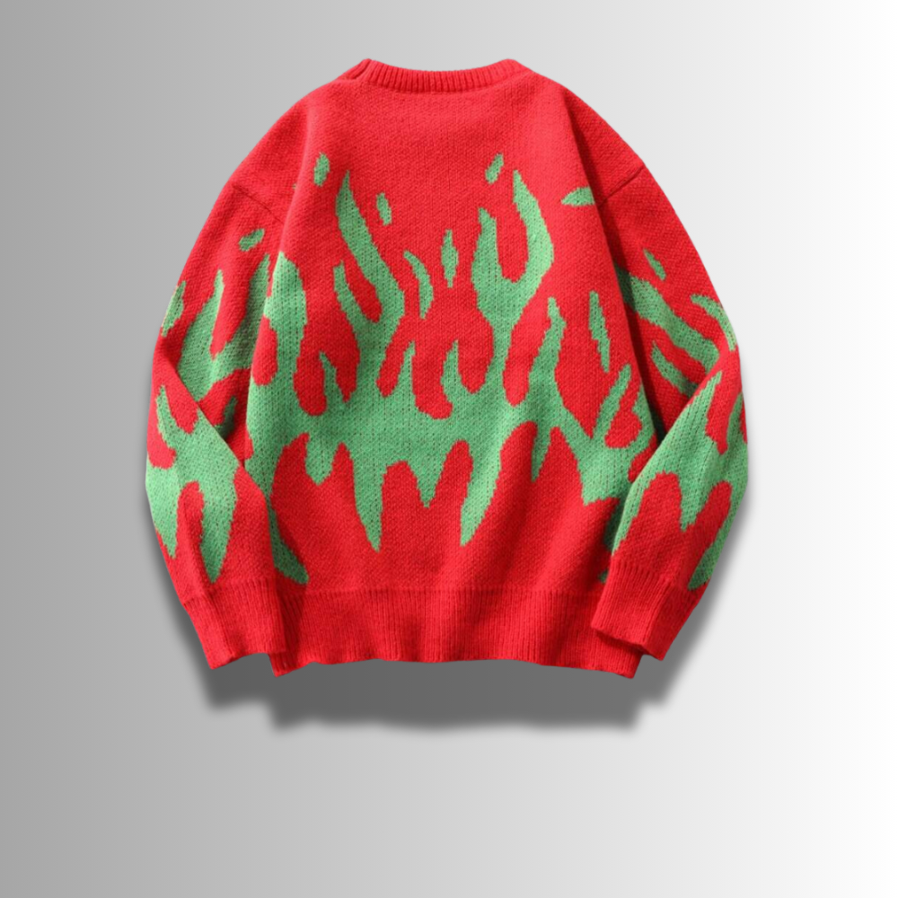 Manfredi - Flame Crewneck Sweater