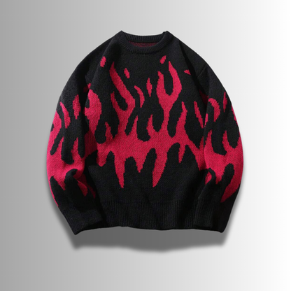 Manfredi - Flame Crewneck Sweater