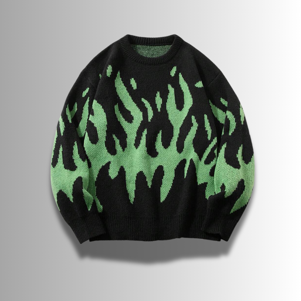 Manfredi - Flame Crewneck Sweater