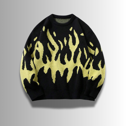 Manfredi - Flame Crewneck Sweater