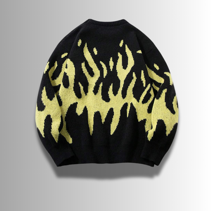 Manfredi - Flame Crewneck Sweater